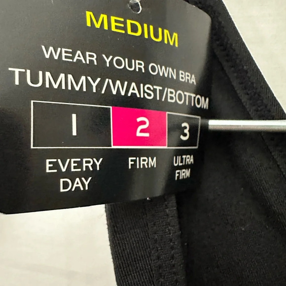 Maidenform Shapewear Tummy / Waist / Bottom Wear Your Own Bra Medium NWT Black - Picture 5 of 5